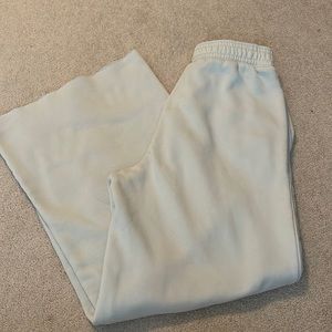 H&M flared sweatpants (ice blue color)
